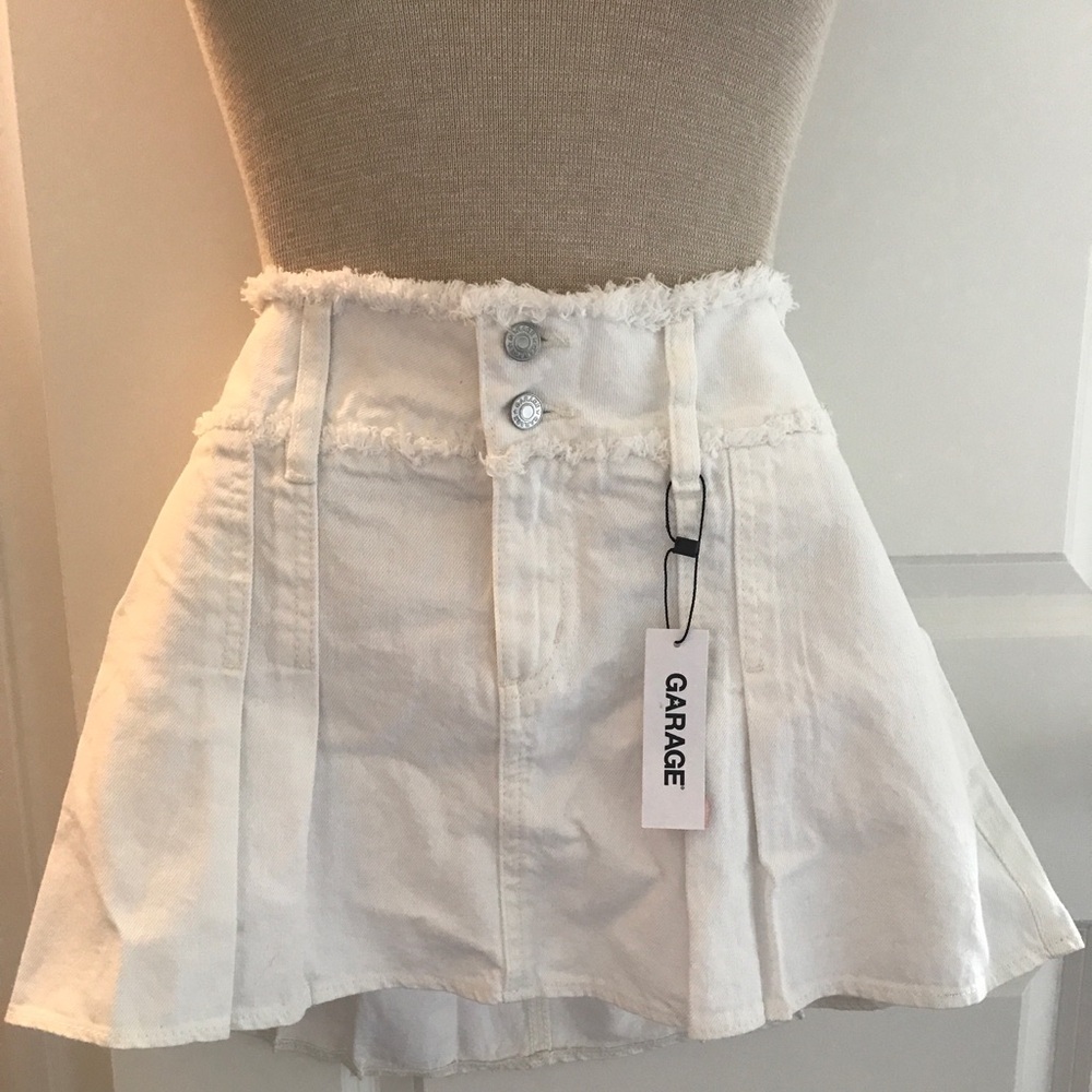 White Mini Skirt